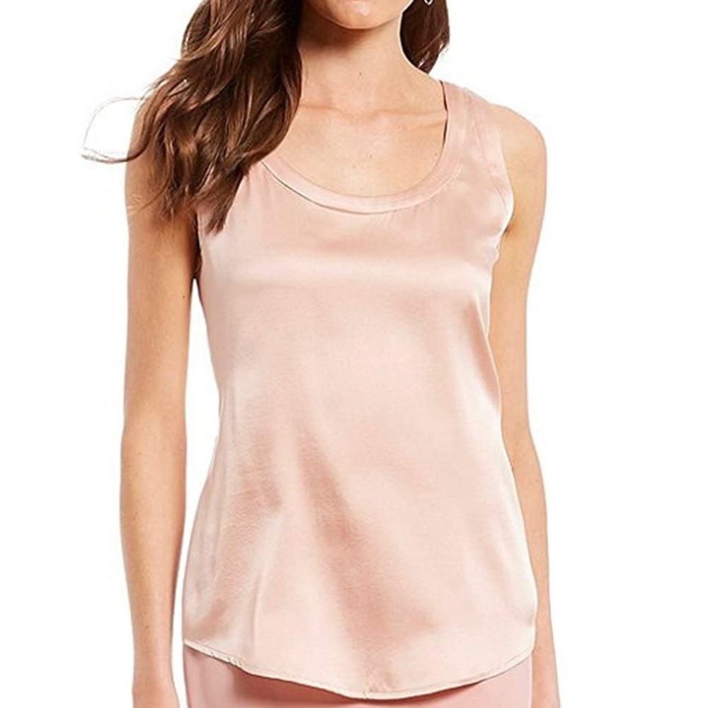 Antonio Melani Alastair Silk Scoop Neck Tank